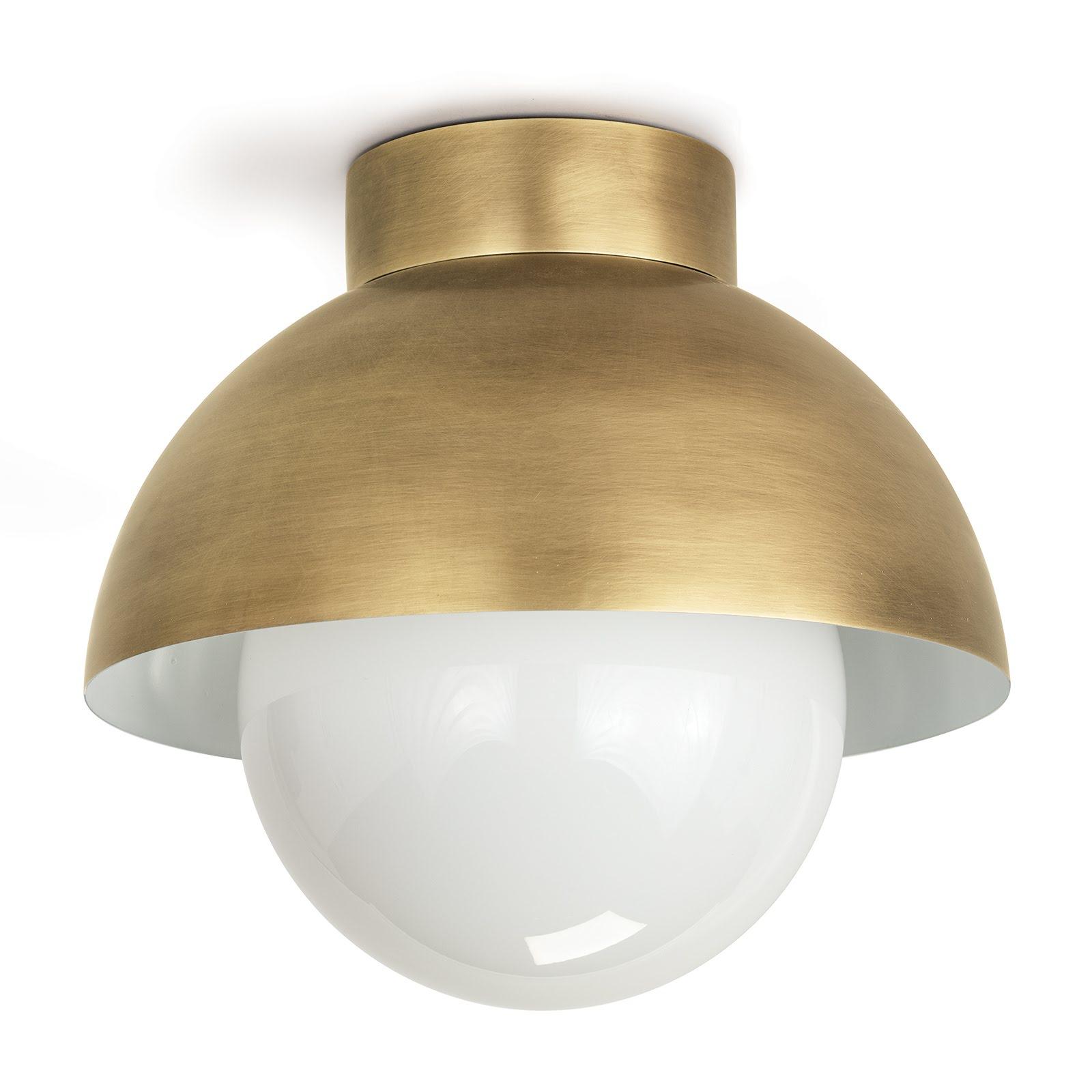 Montreux Flush Mount | Natural Brass