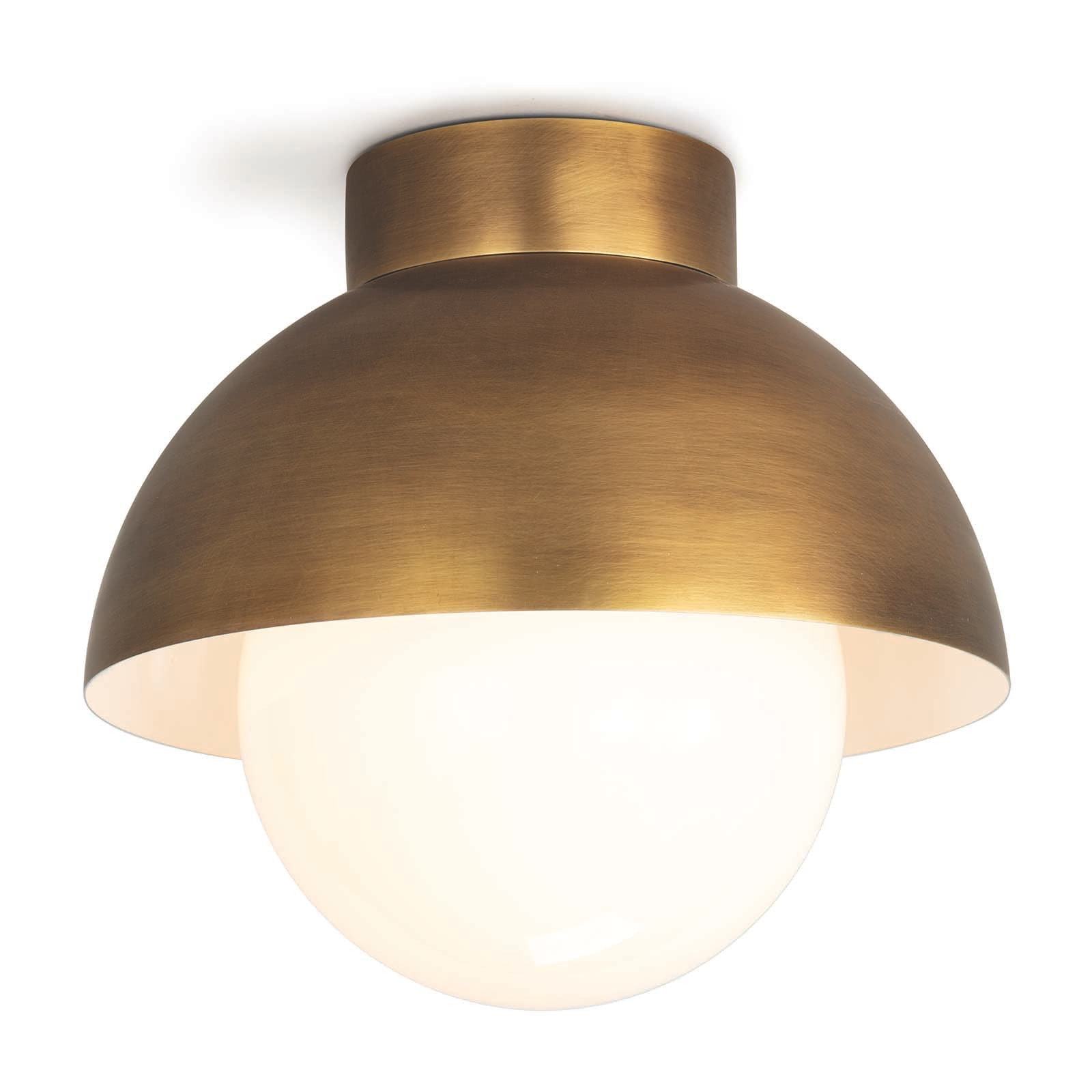 Montreux Flush Mount | Natural Brass