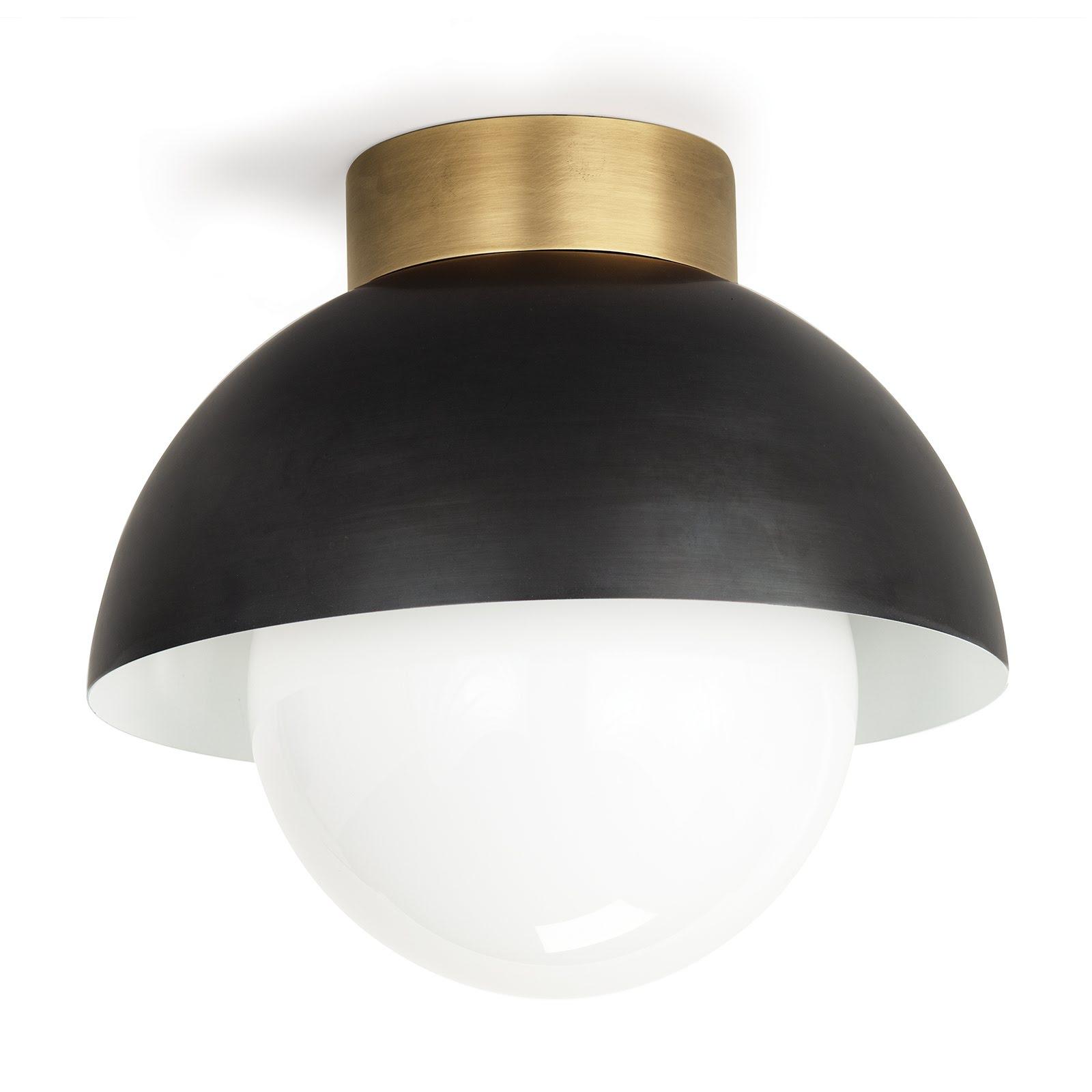 Montreux Flush Mount | Oil Rubbed Bronze and Natural Brass