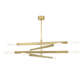 Wick Chandelier | Natural Brass