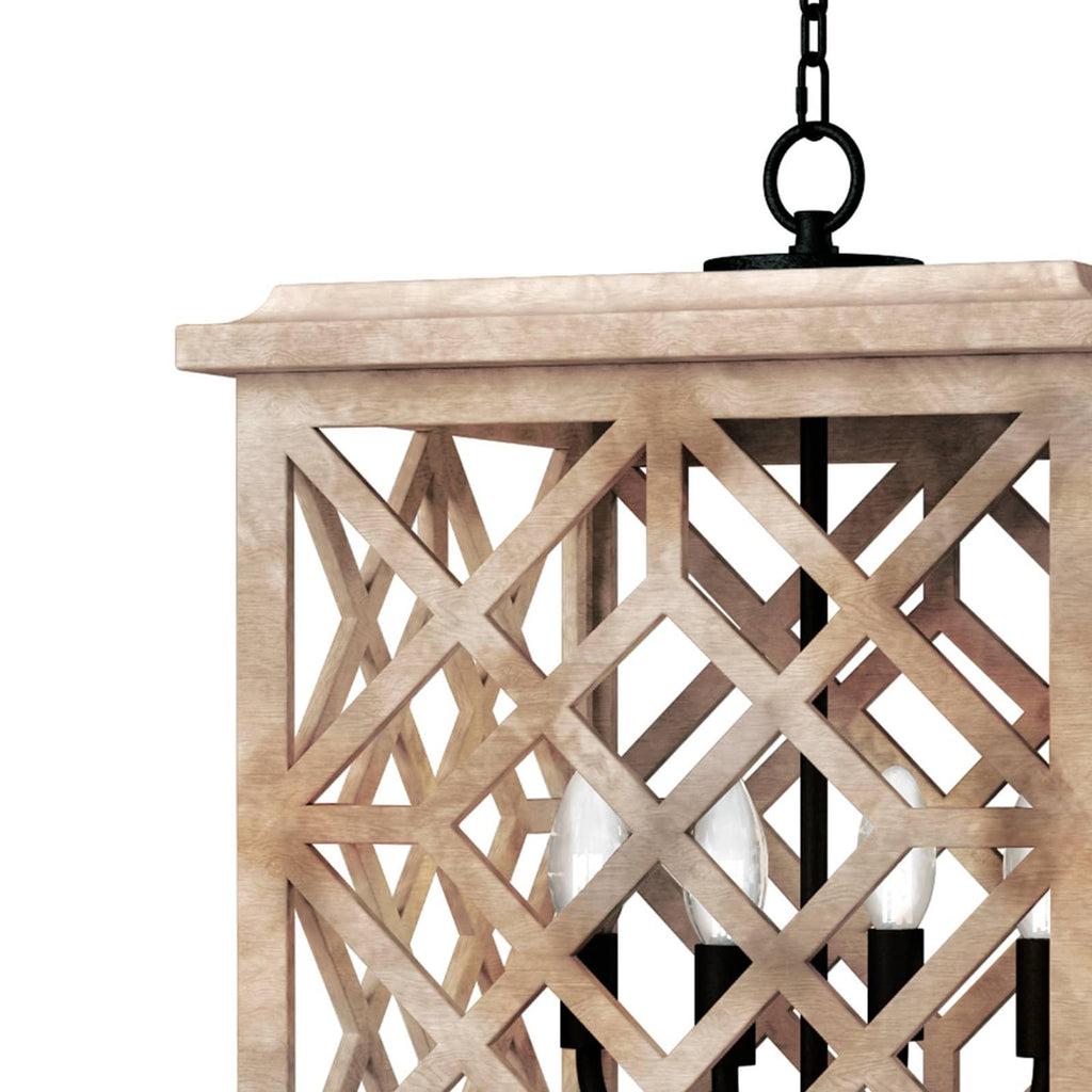 Chatham Wood Lantern | Natural