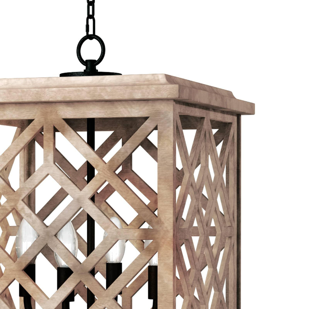 Chatham Wood Lantern | Natural