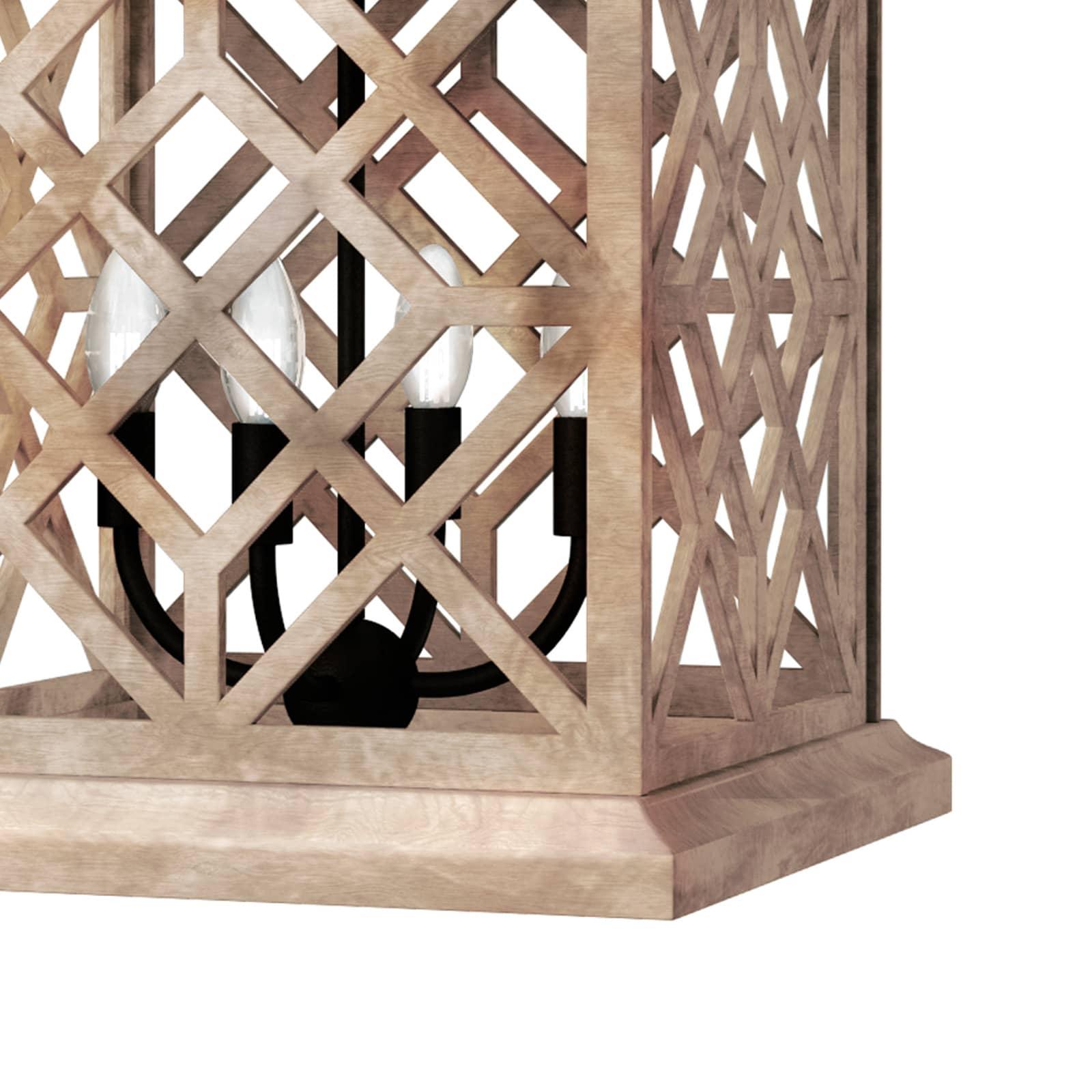 Chatham Wood Lantern | Natural