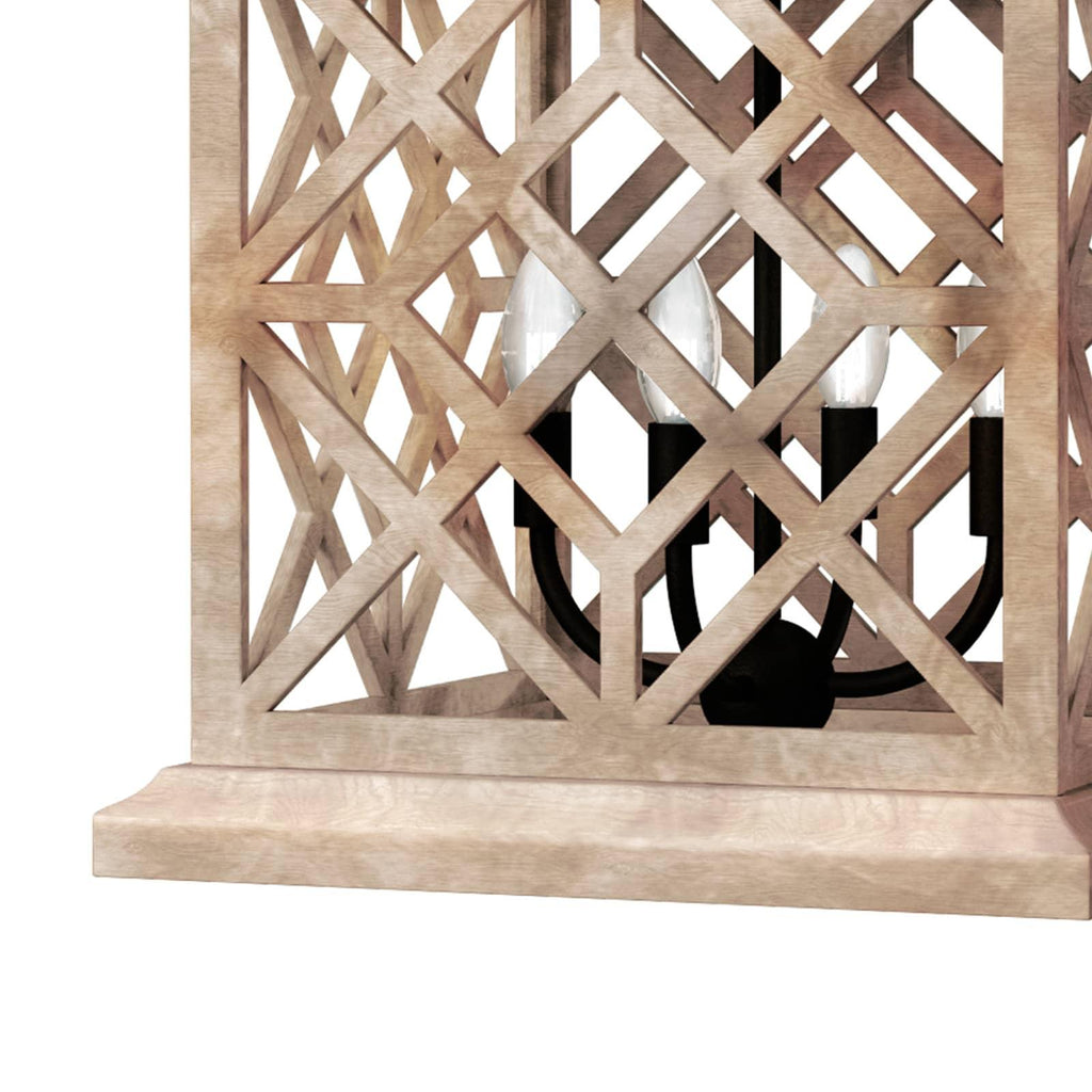 Chatham Wood Lantern | Natural