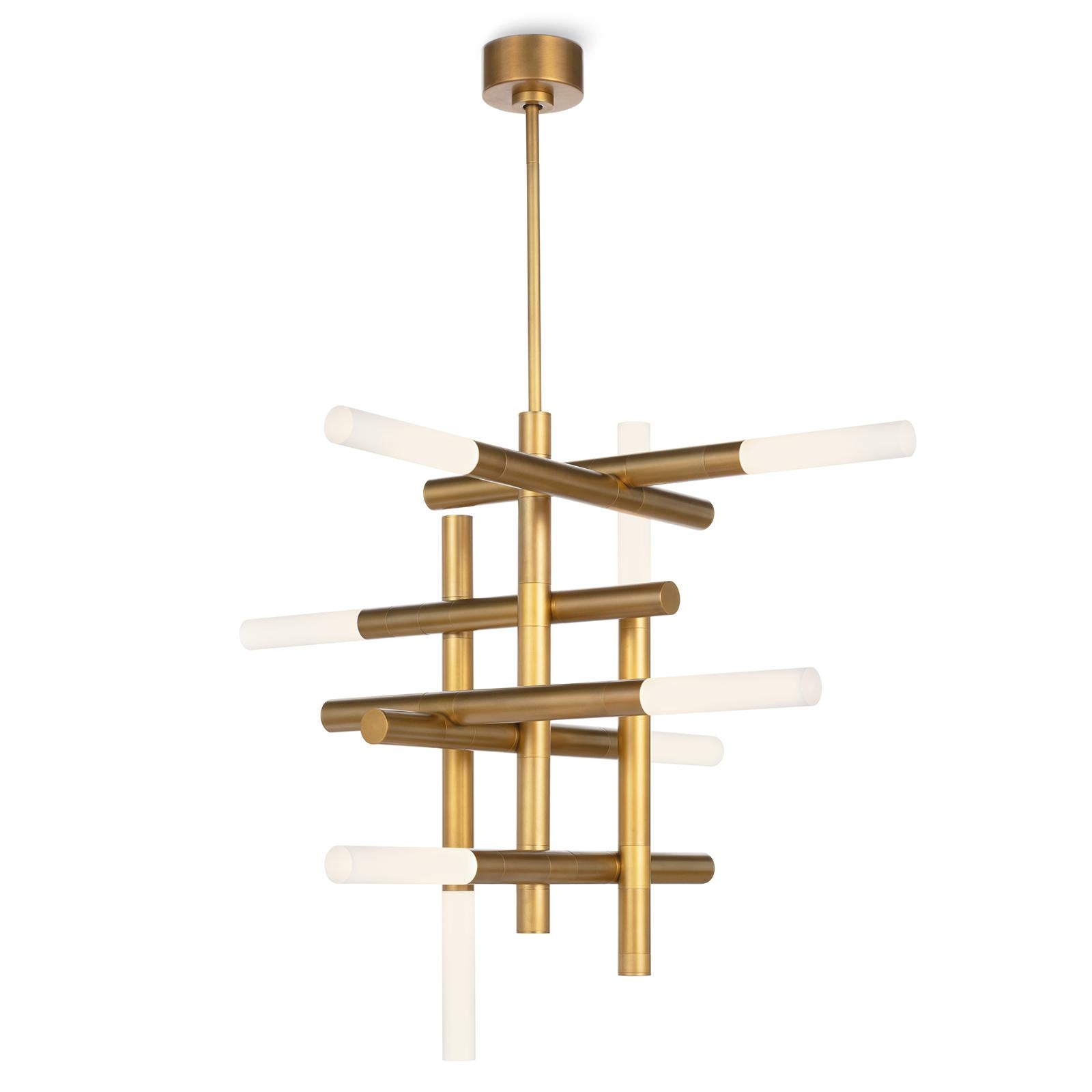 Cass Chandelier | Natural Brass