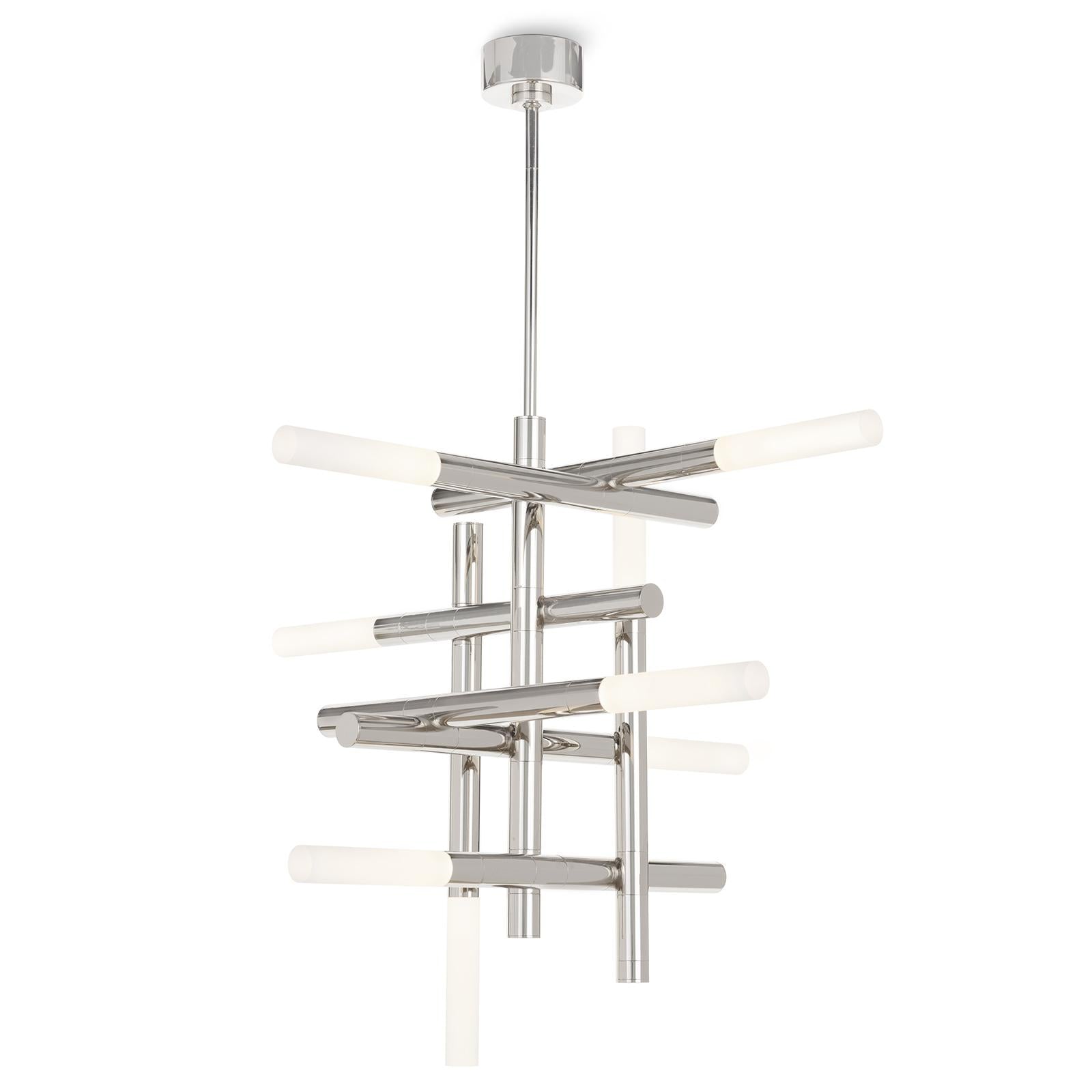 Cass Chandelier | Polished Nickel