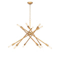 Cobra Chandelier Large | Natural Brass