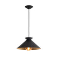 Viggo Pendant Small | Black and Gold