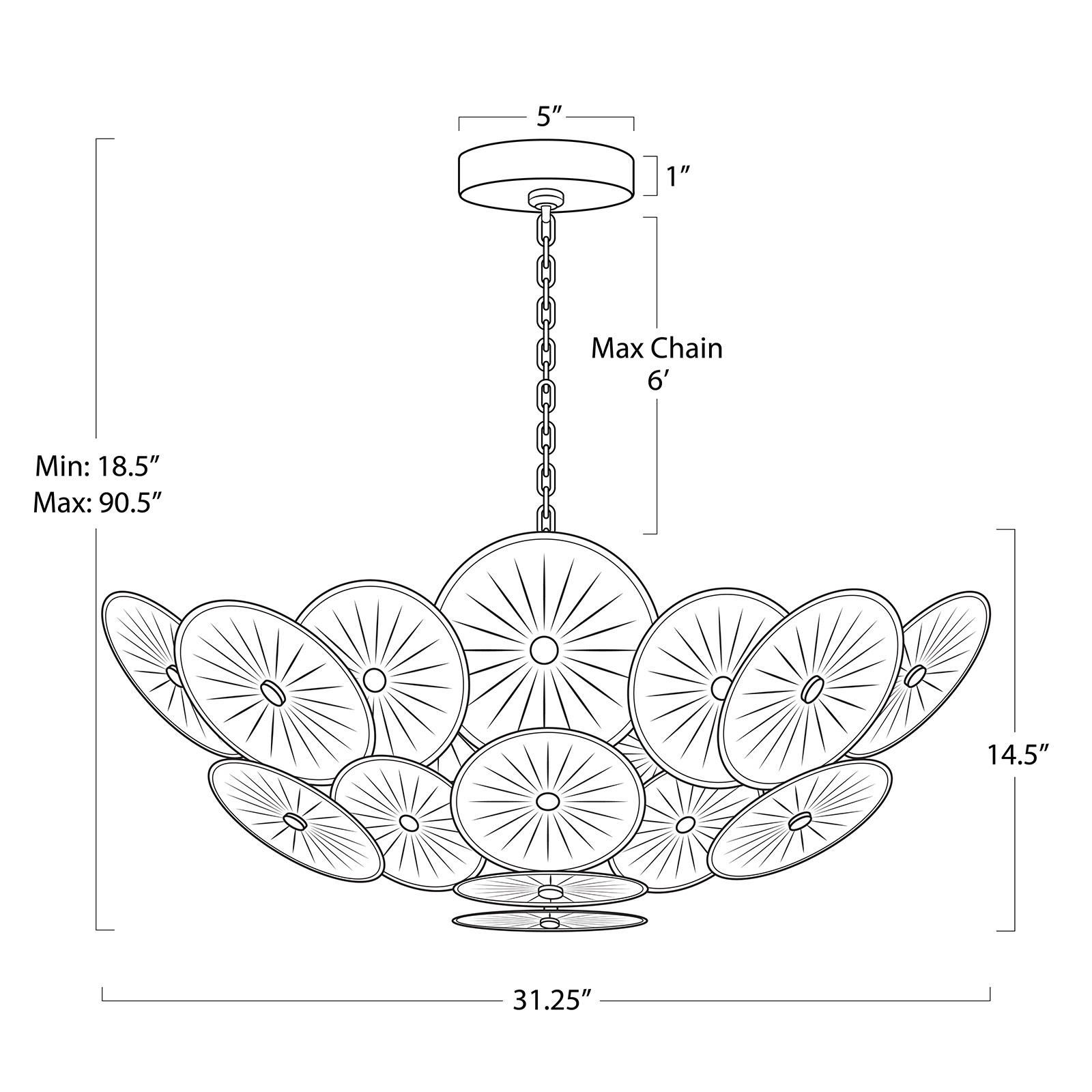 Holly Chandelier | Clear