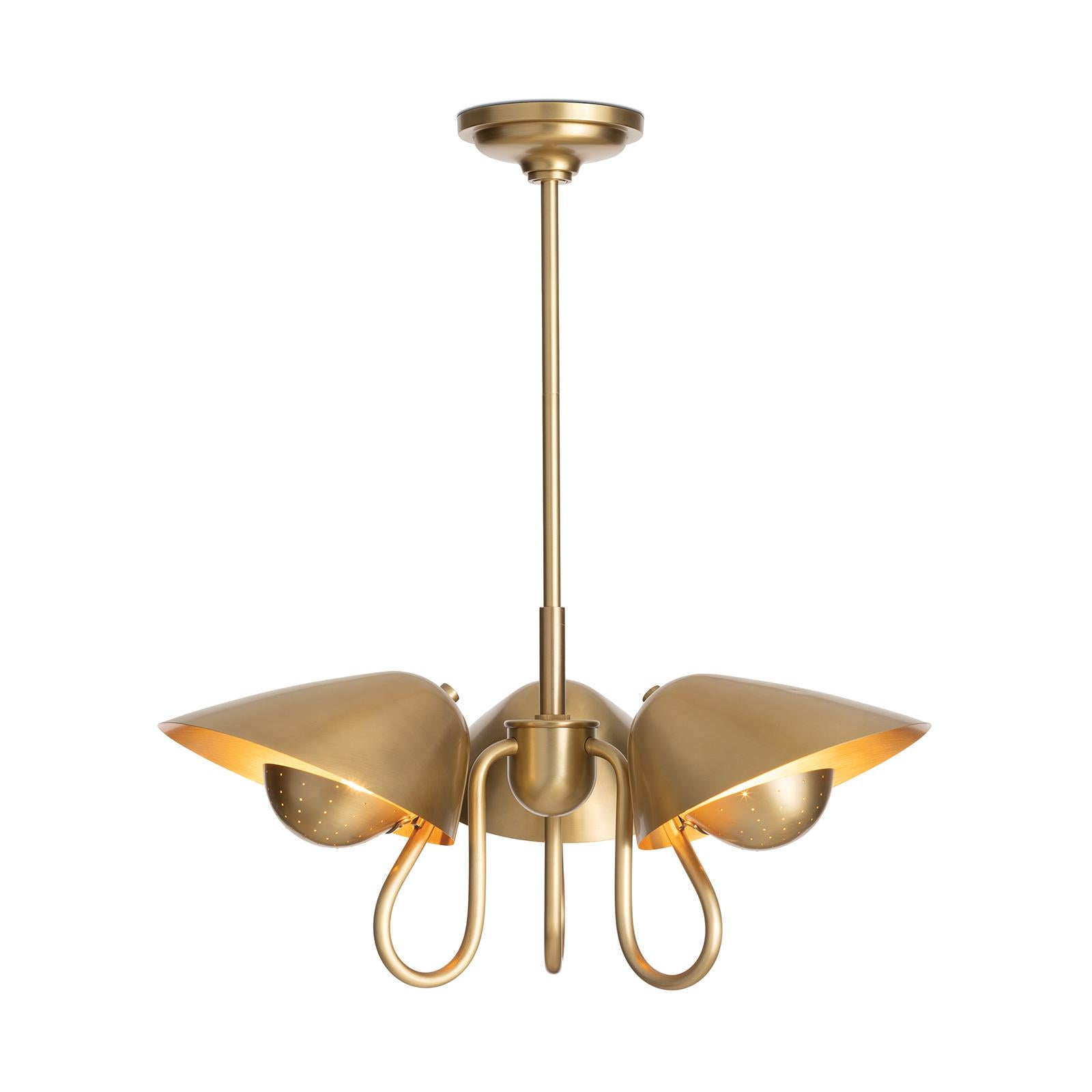 Keaton Pendant | Natural Brass