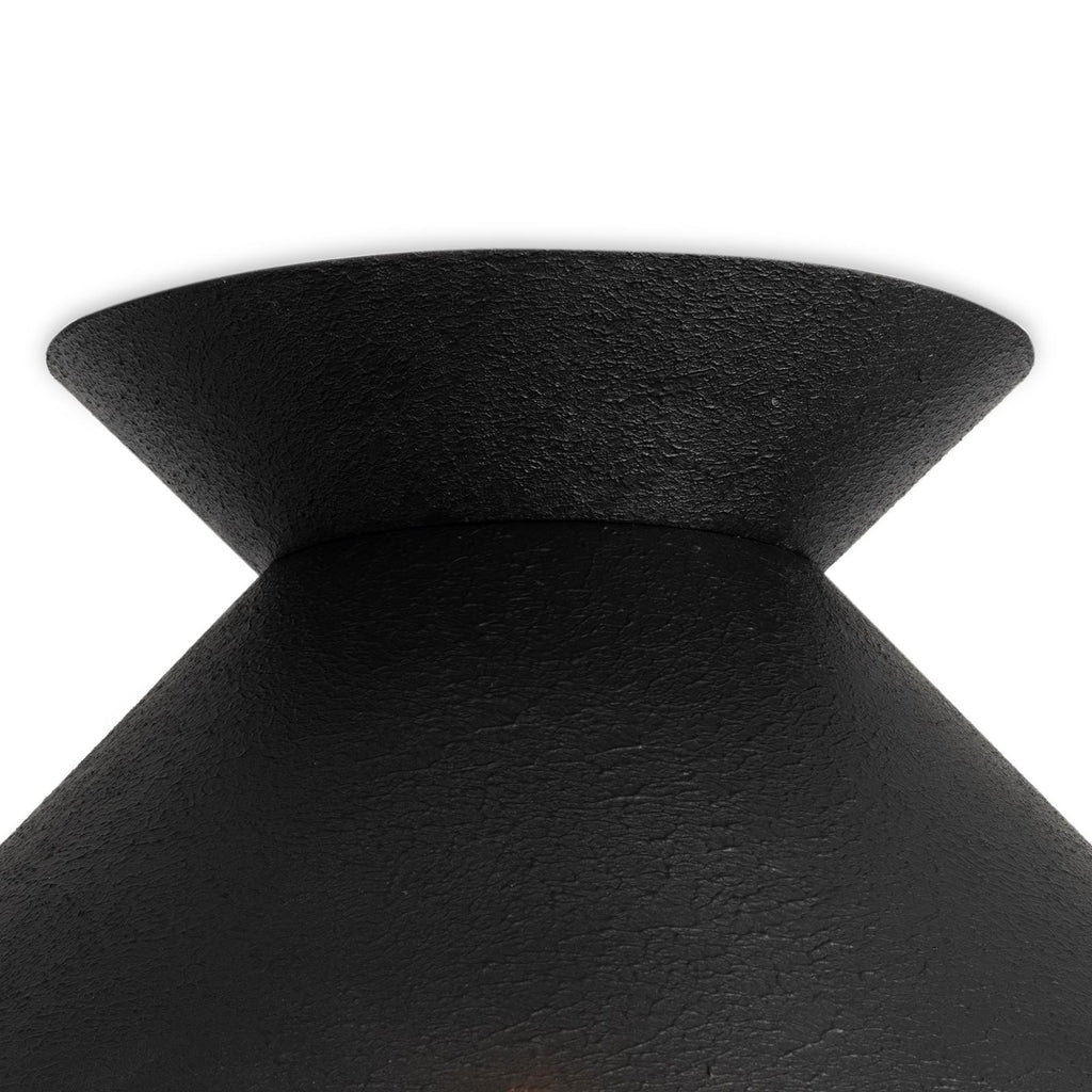 Viggo Flush Mount | Black and Gold