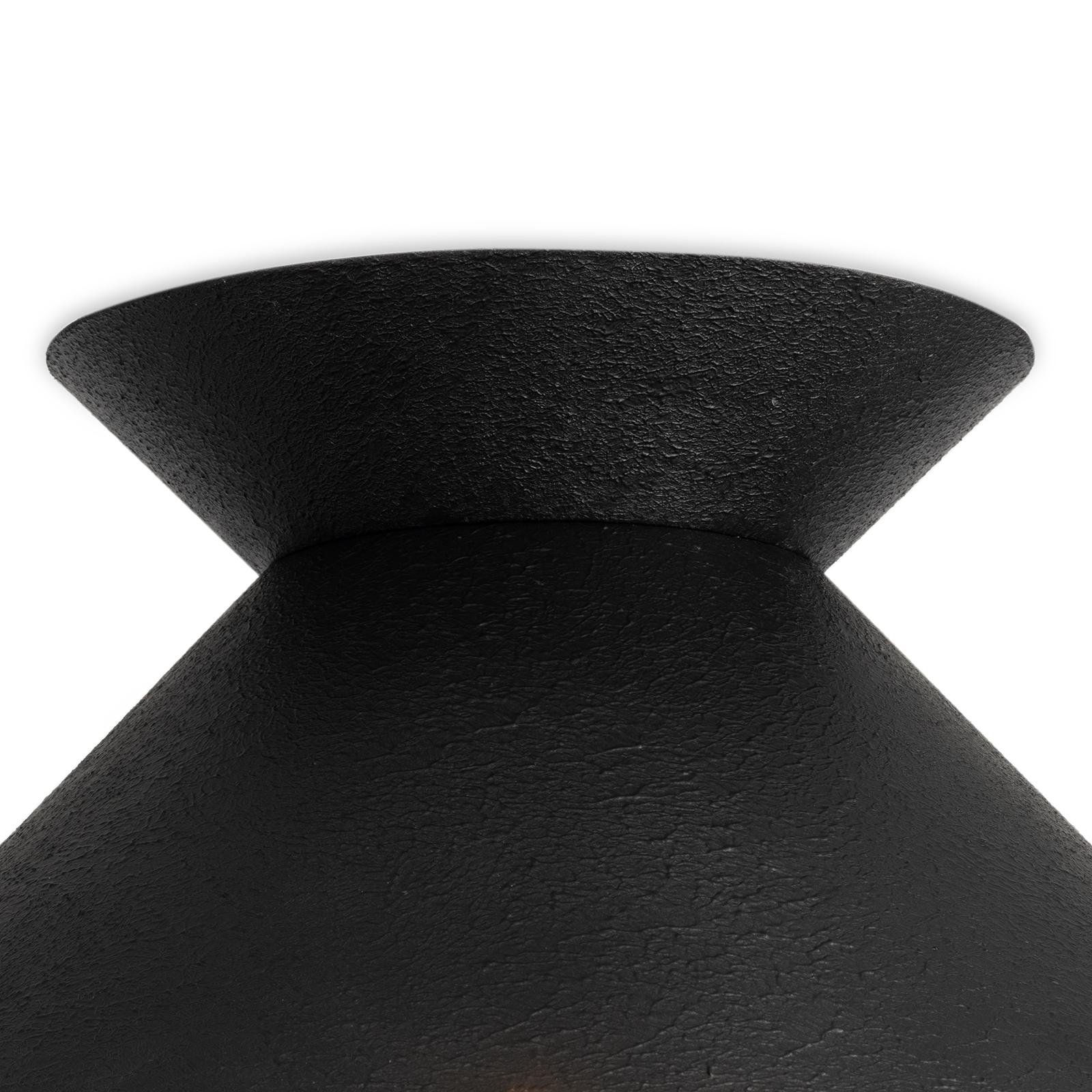 Viggo Flush Mount | Black and Gold