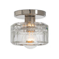 Bijoux Crystal Flush Mount | Polished Nickel