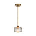 Bijoux Crystal Pendant | Natural Brass