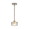 Bijoux Crystal Pendant | Polished Nickel