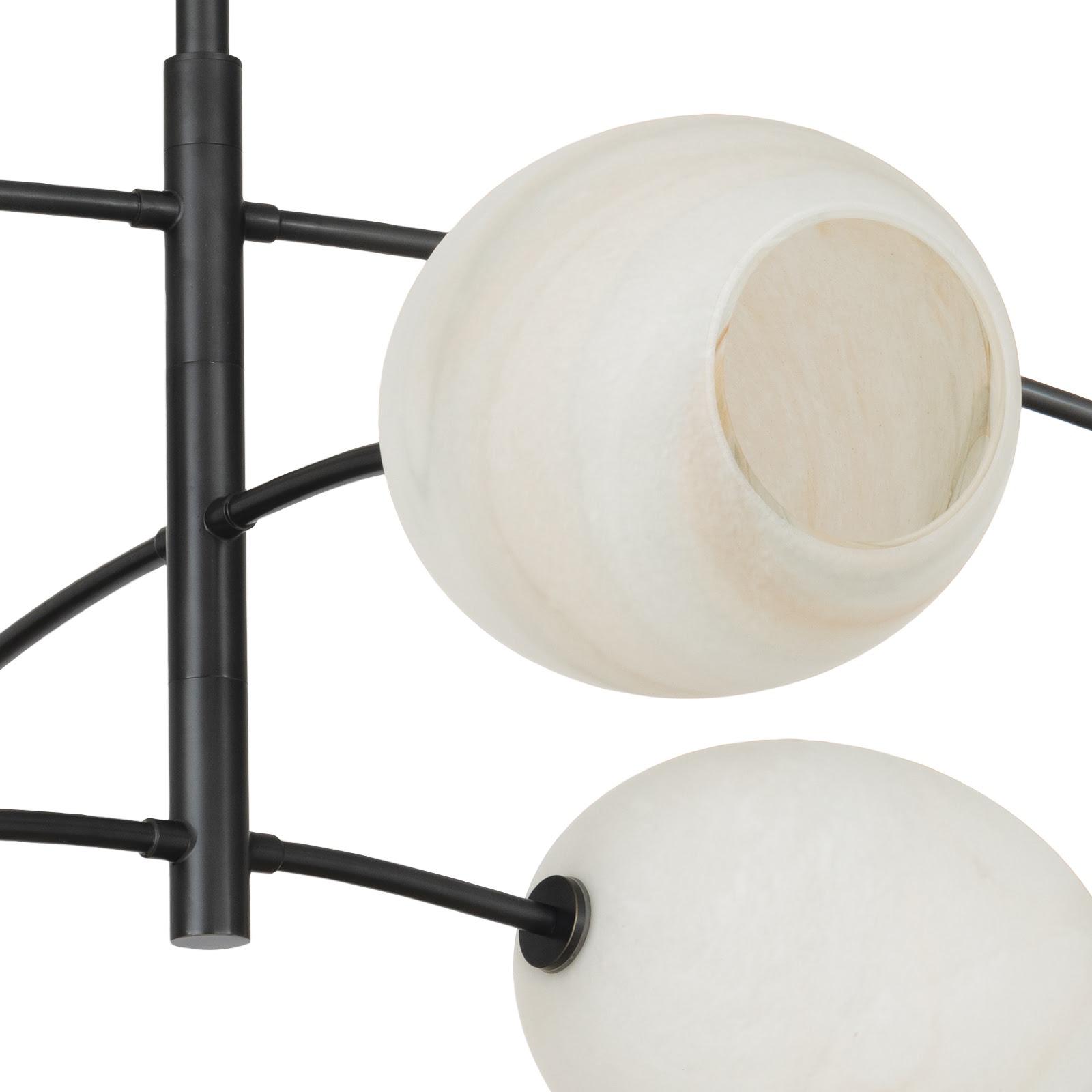 Artemis Chandelier | Oil Rubbed Bronze | Alabaster Glass
