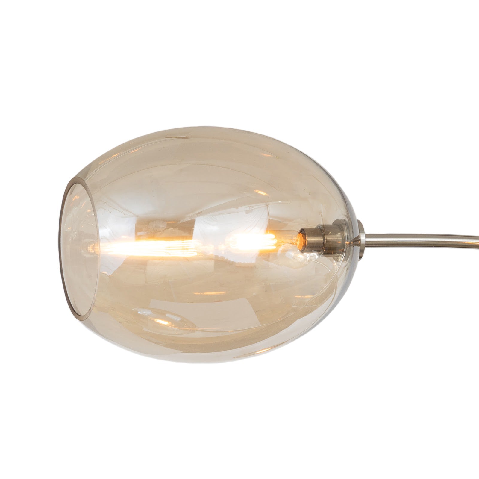 Artemis Chandelier | Polished Nickel | Champagne Glass