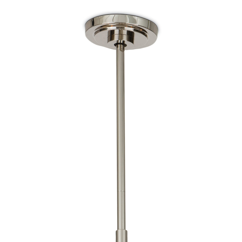 Artemis Chandelier | Polished Nickel | Champagne Glass