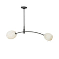Artemis Pendant Double | Oil Rubbed Bronze | Alabaster Glass
