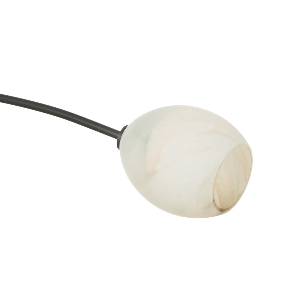 Artemis Pendant Double | Oil Rubbed Bronze | Alabaster Glass
