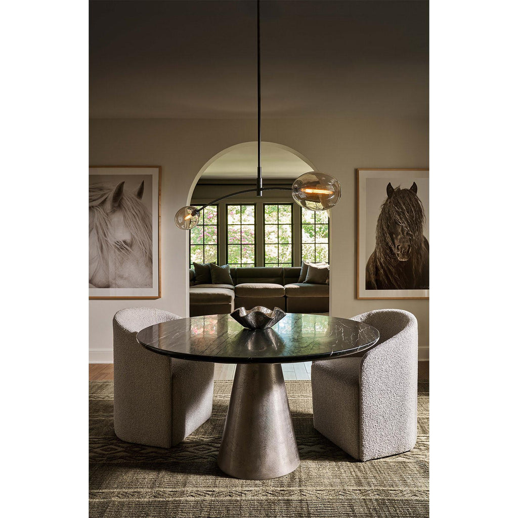 Artemis Chandelier | Oil Rubbed Bronze | Champagne Glass