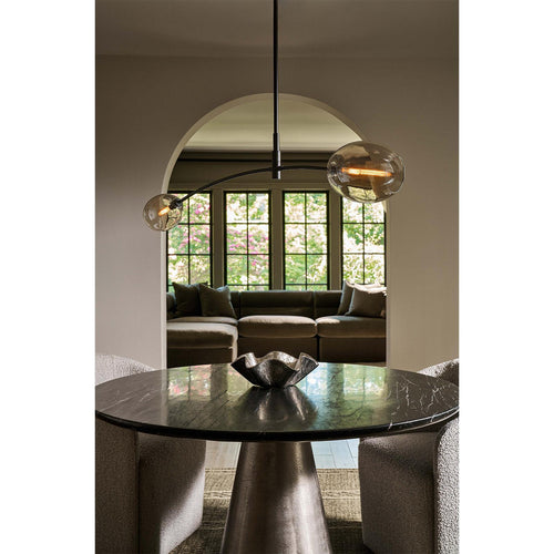 Artemis Pendant Single | Oil Rubbed Bronze | Champagne Glass