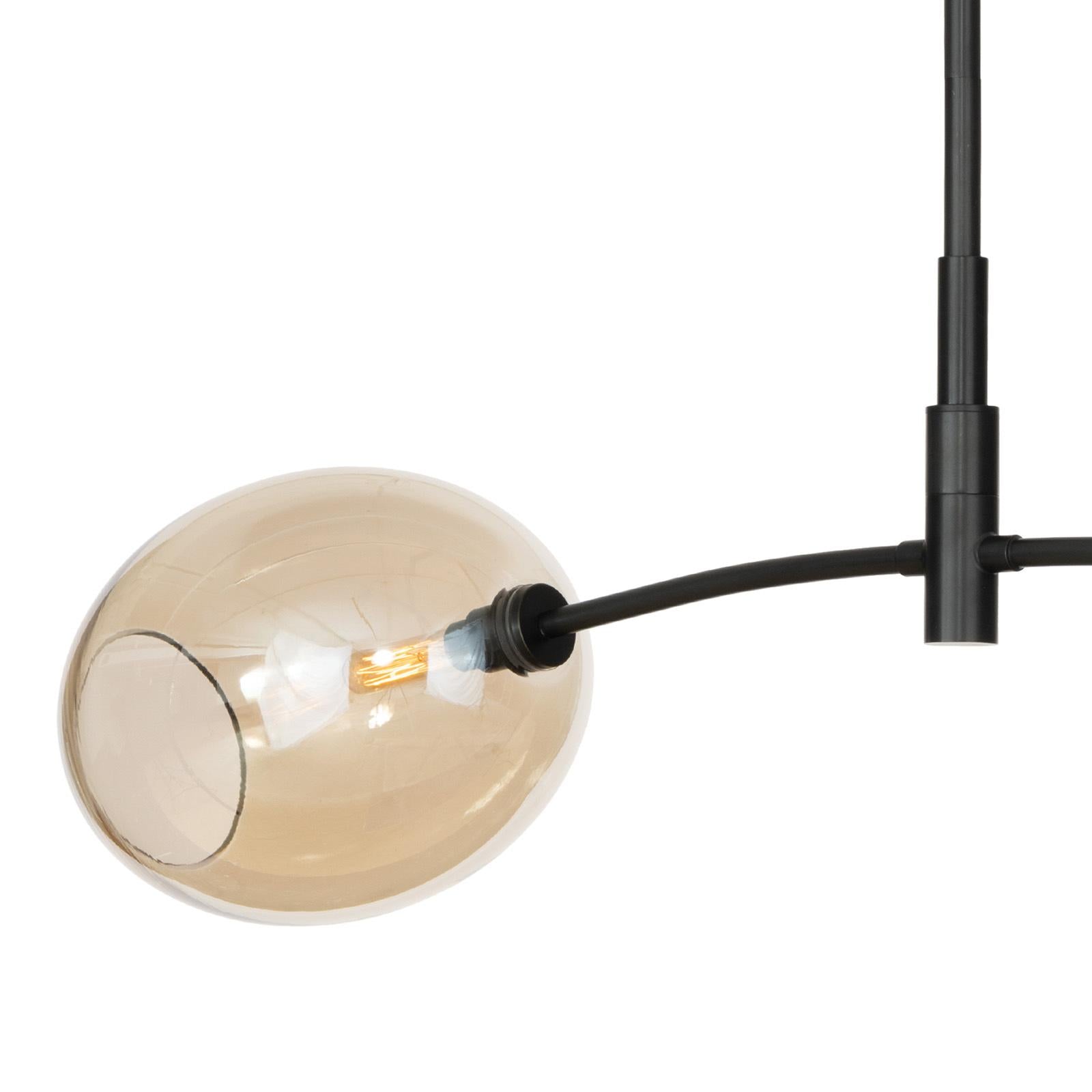 Artemis Pendant Double | Oil Rubbed Bronze | Champagne Glass