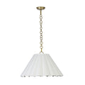 Allison Pendant Large | Natural Brass