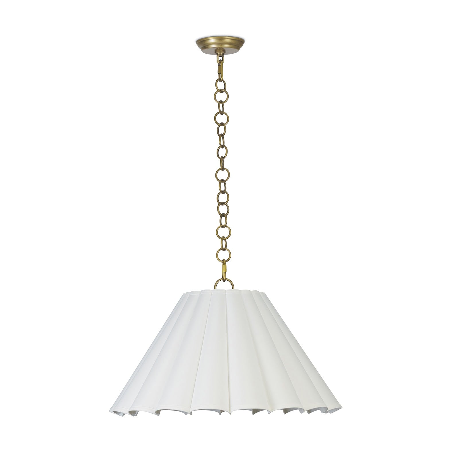 Allison Pendant Large | Natural Brass