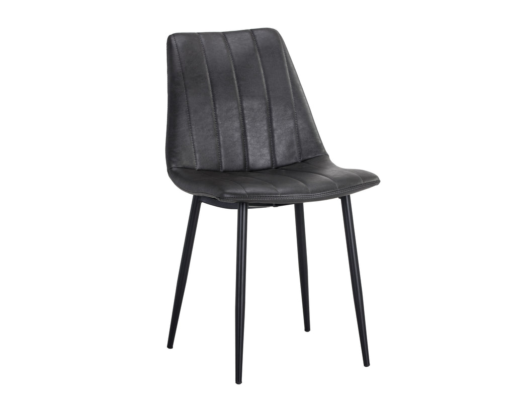Drew Dining Chair - Black - Bravo Portabella