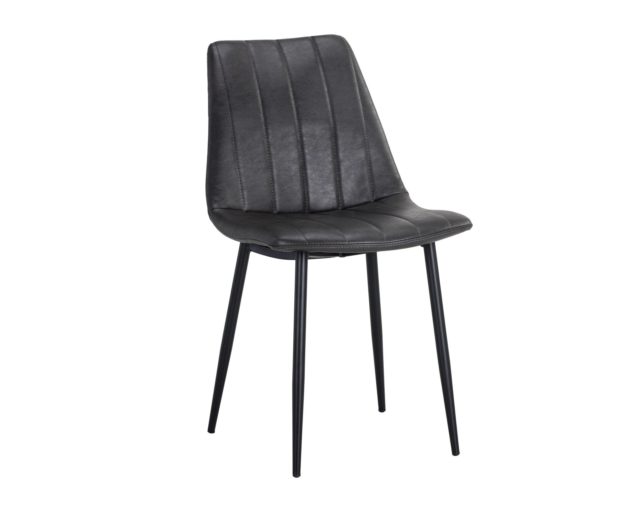 Drew Dining Chair - Black - Bravo Portabella