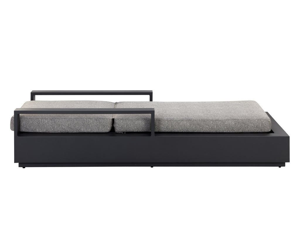 Tavira Lounger - Charcoal - Lanikai Salt And Pepper