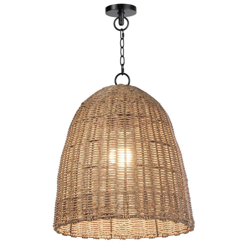 Beehive Outdoor Pendant Small | Weathered Natural