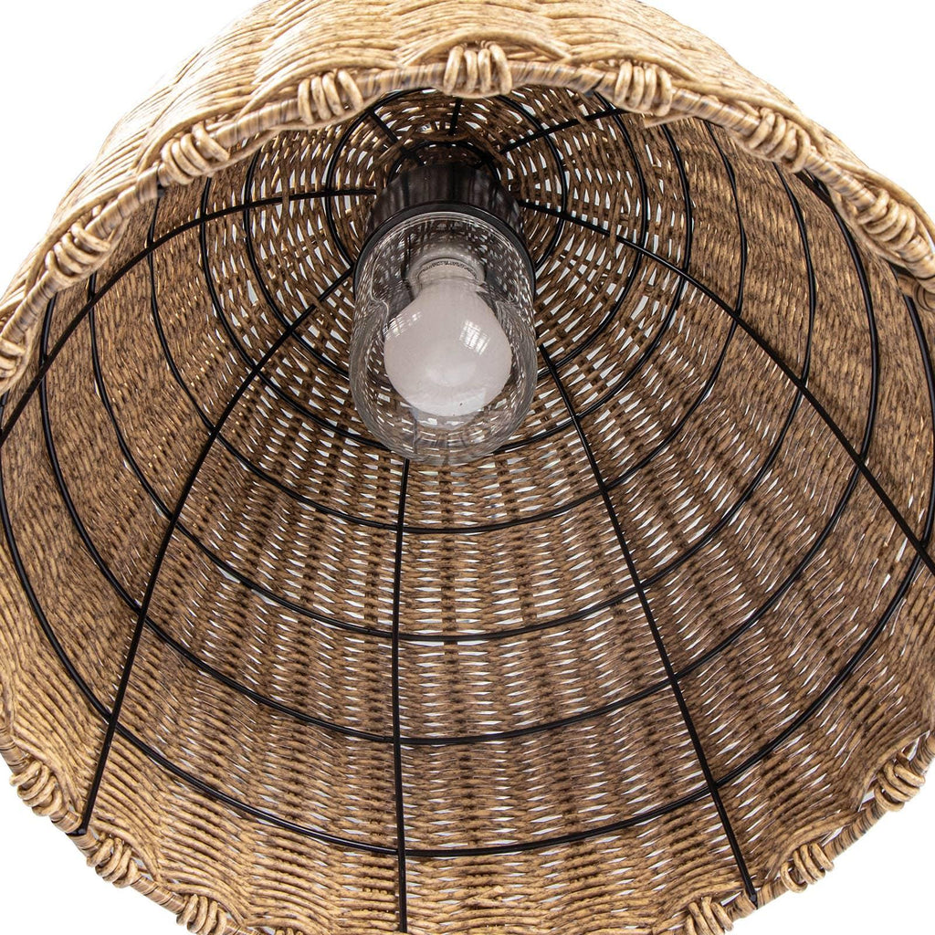 Beehive Outdoor Pendant Small | Weathered Natural