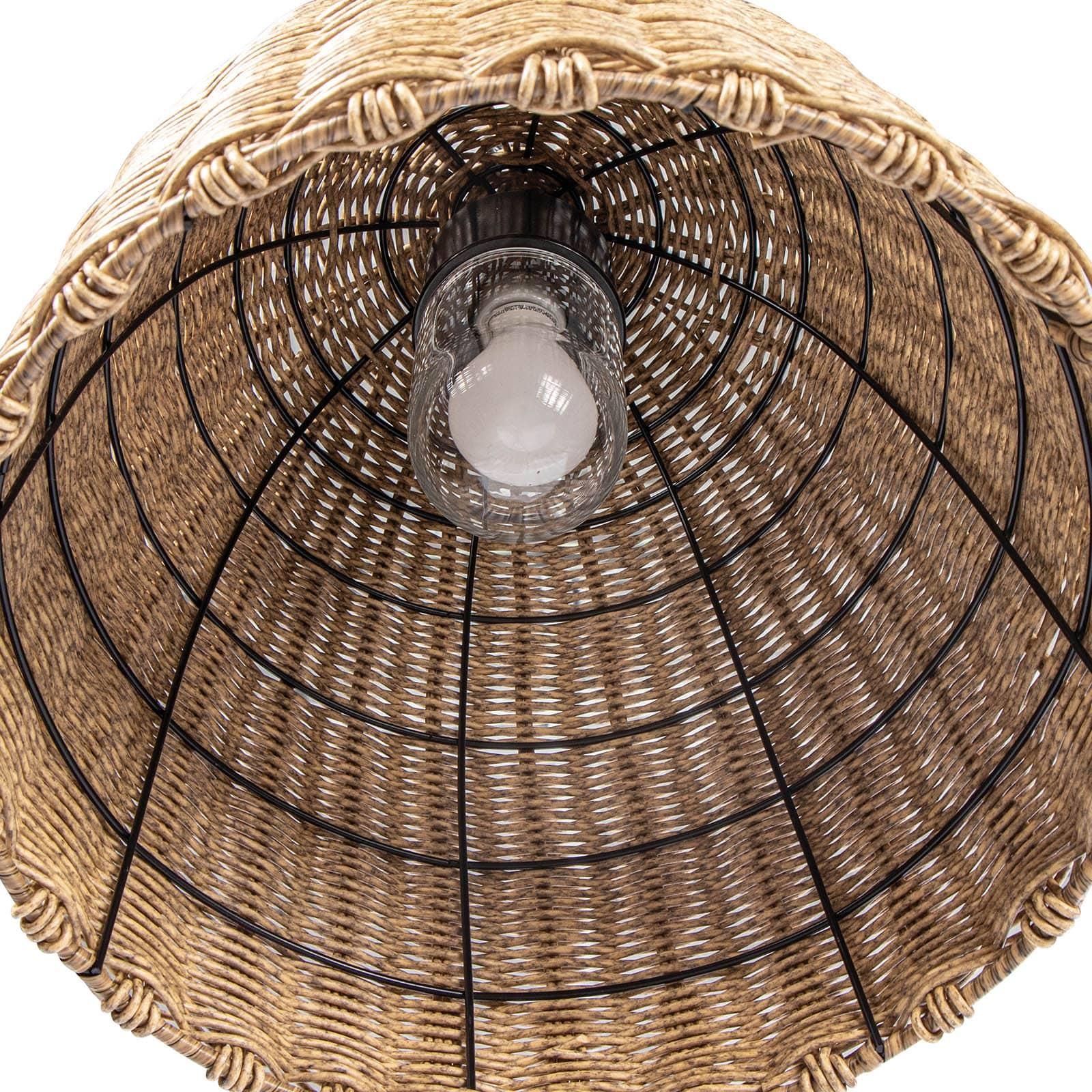 Beehive Outdoor Pendant Small | Weathered Natural