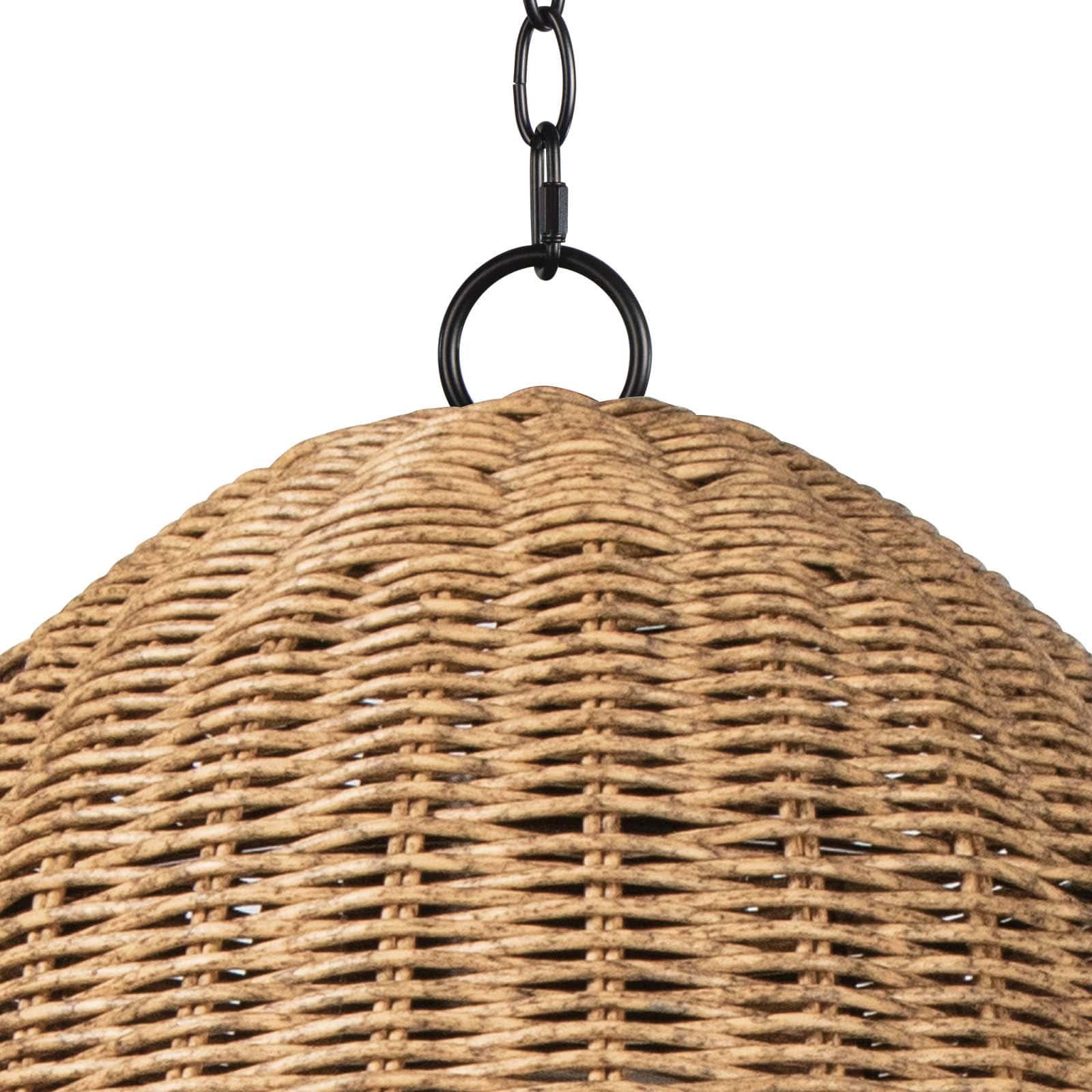 Beehive Outdoor Pendant Small | Weathered Natural