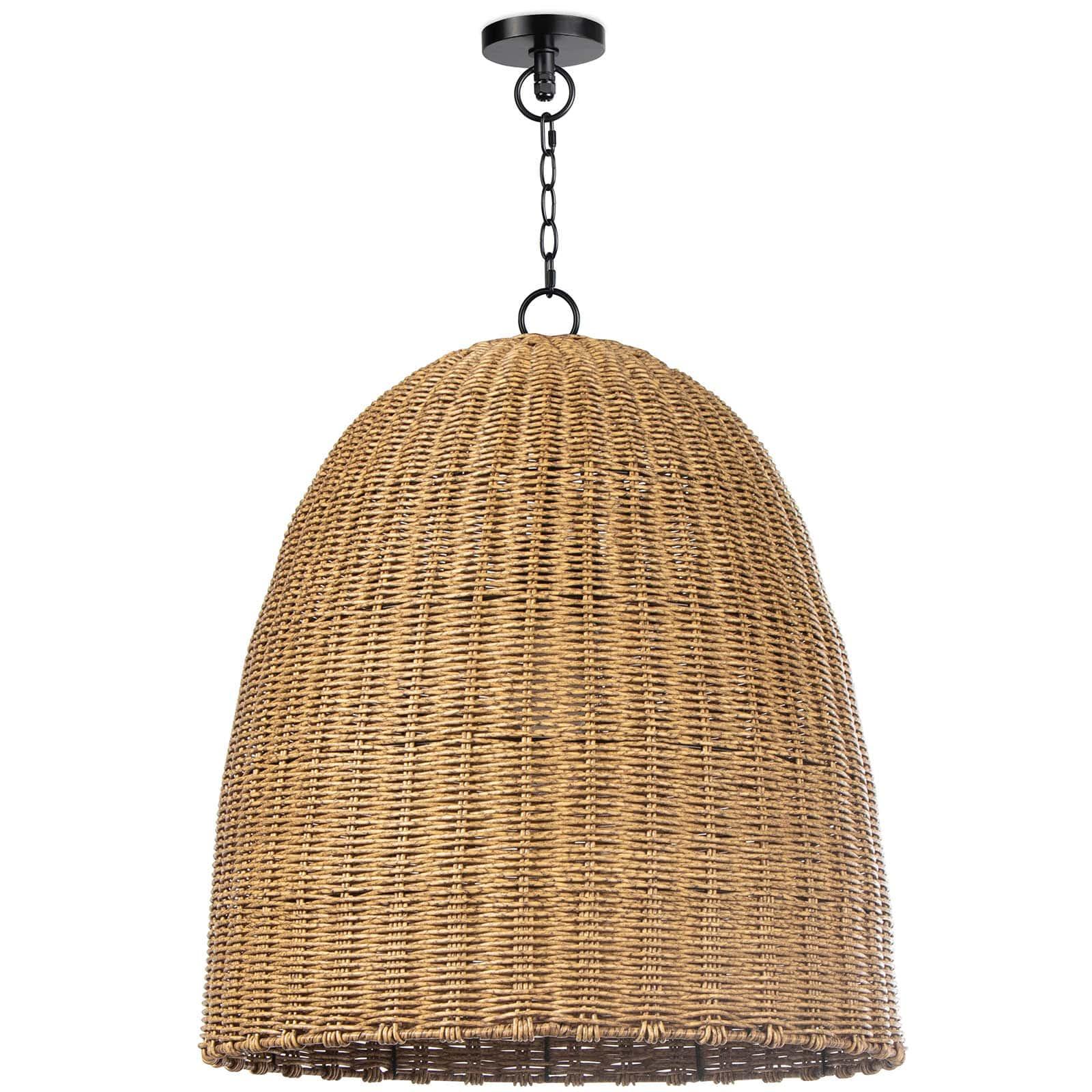 Beehive Outdoor Pendant Large | Weathered Natural