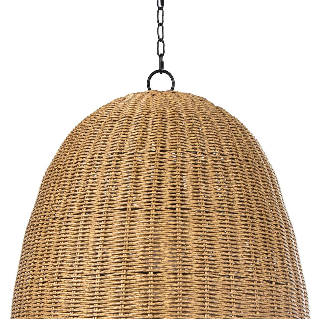 Beehive Outdoor Pendant Large | Weathered Natural