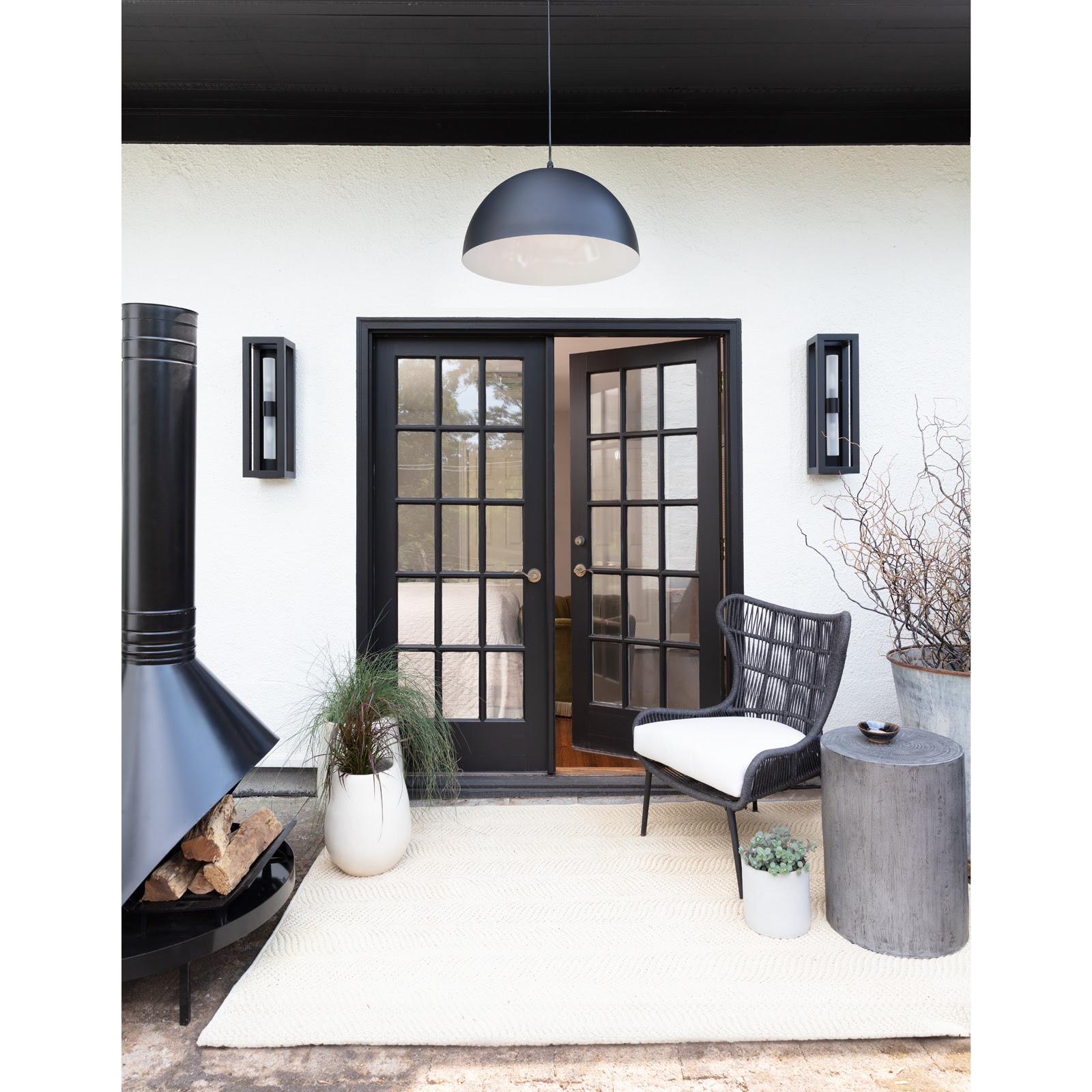 Peridot Outdoor Pendant Large | Black