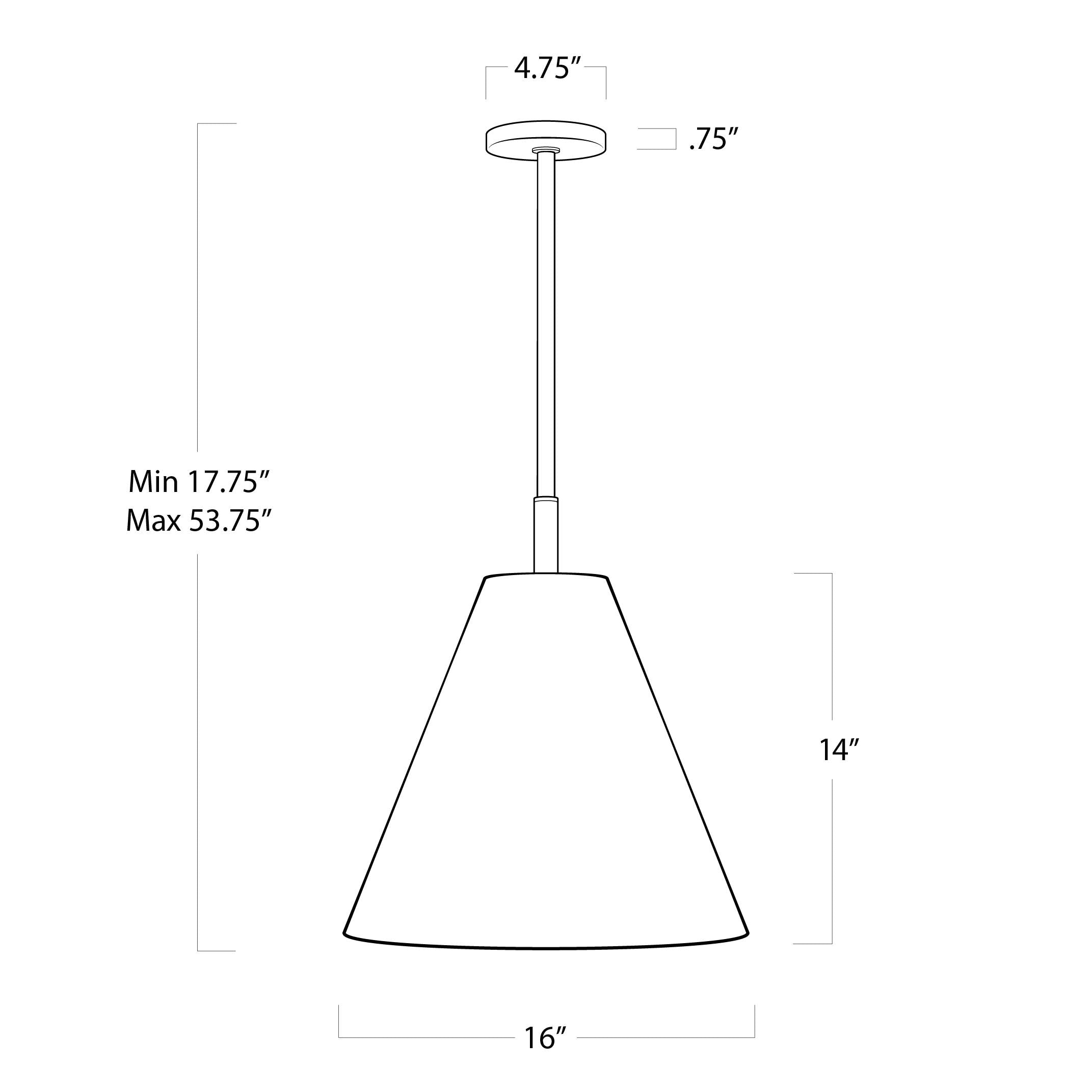 Bluff Outdoor Pendant | White