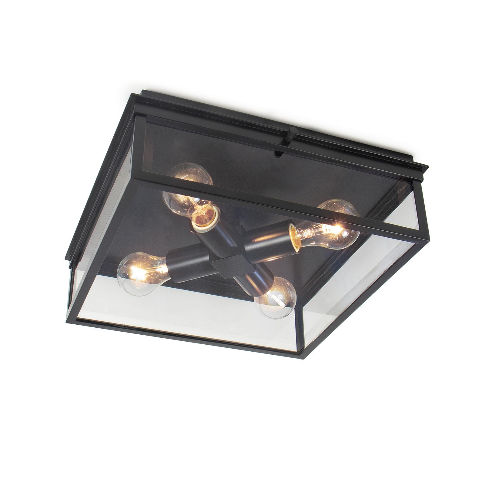 Sydney Outdoor Flush Mount | Black