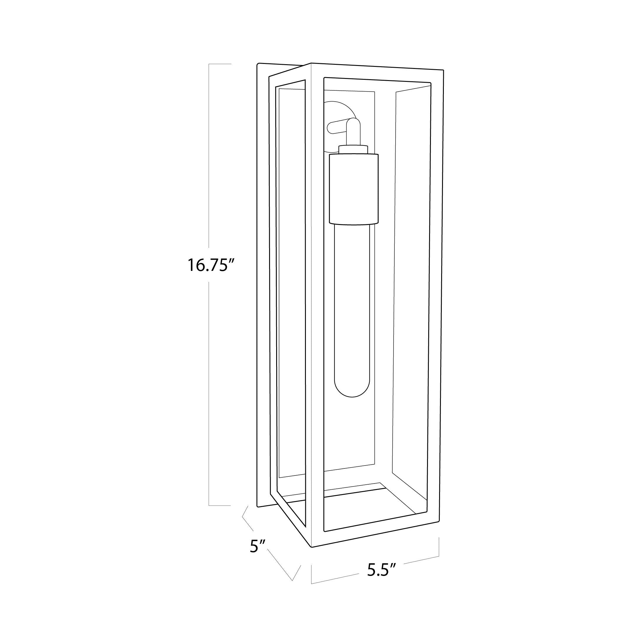 Sydney Outdoor Sconce | Black