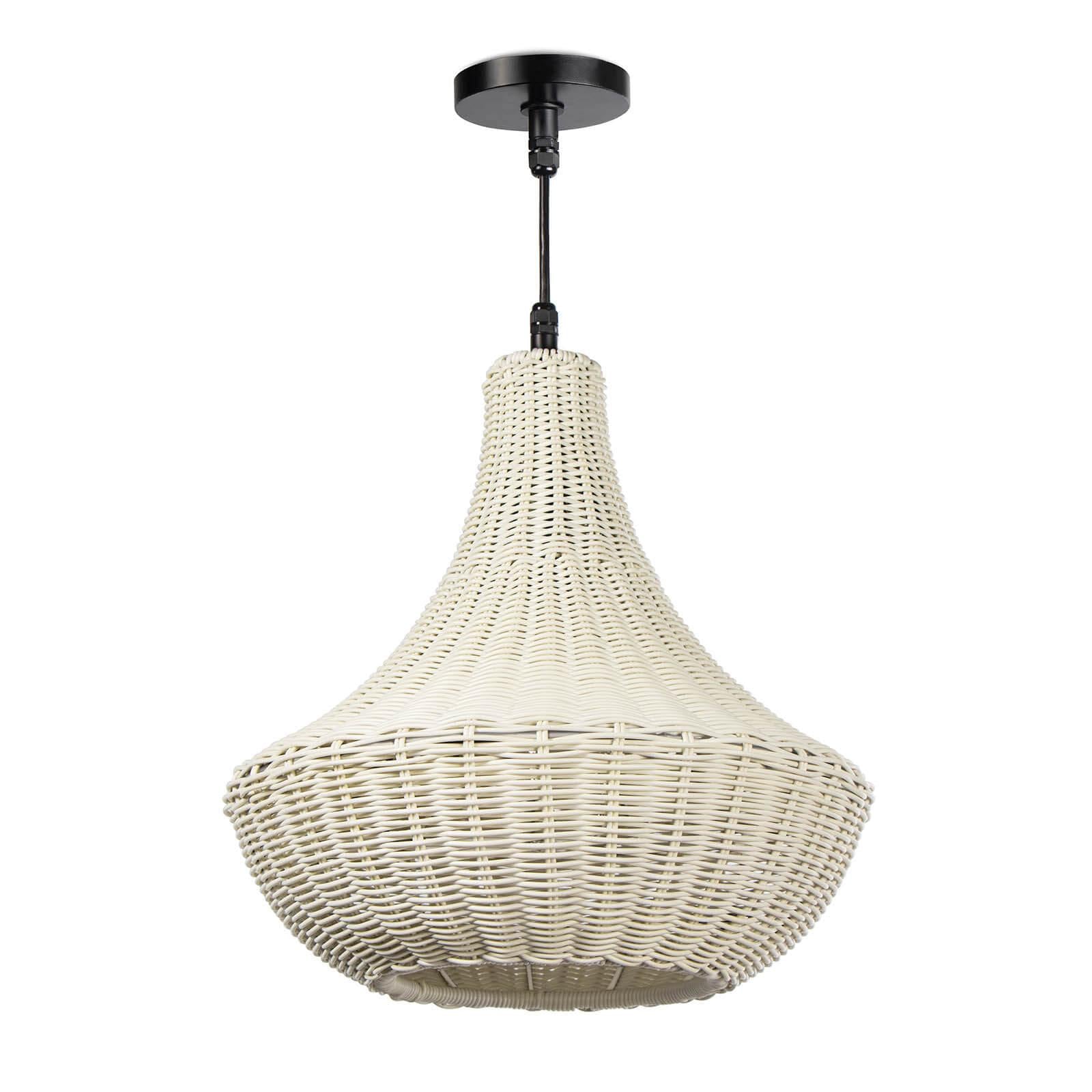 Vista Outdoor Chandelier | White