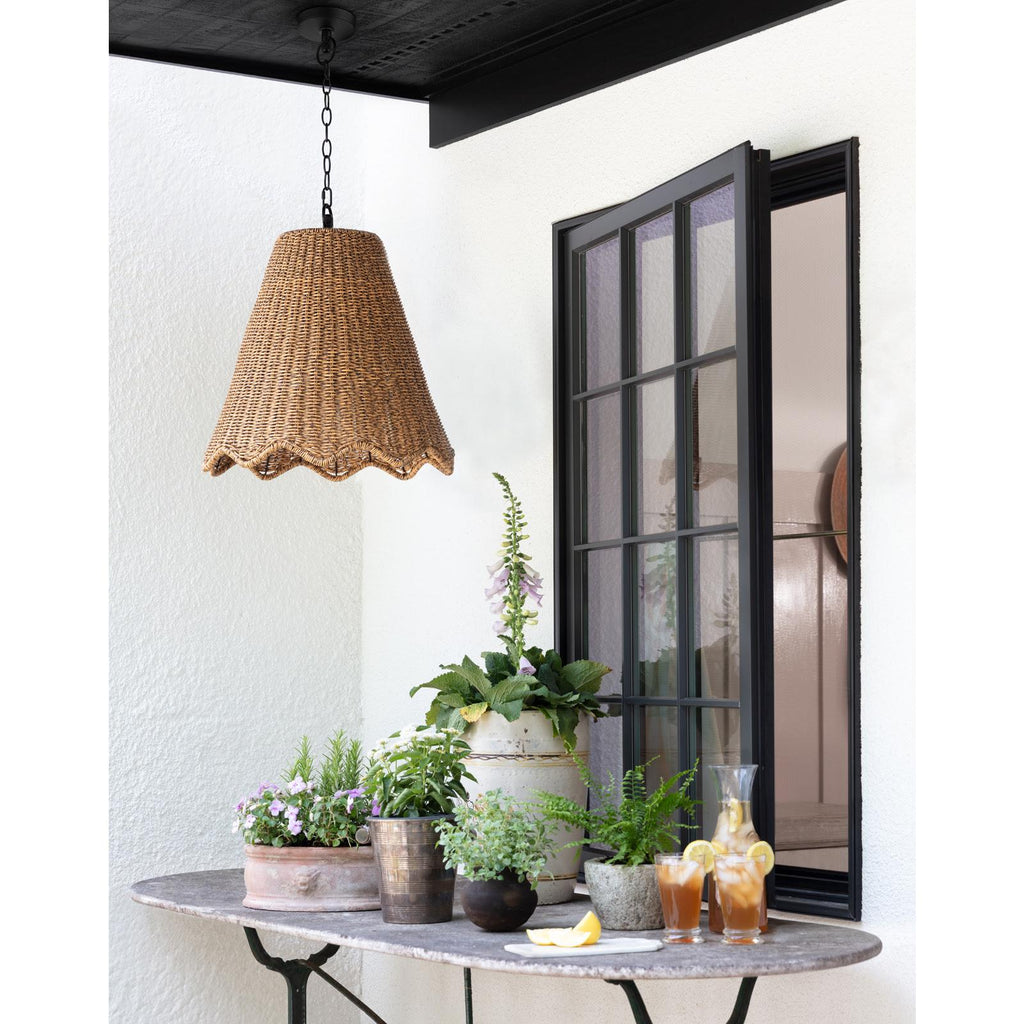 Summer Outdoor Pendant Large | Weathered Natural