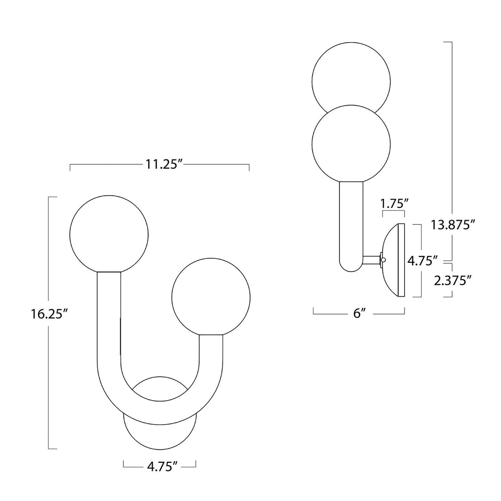 Happy Outdoor Sconce | Right