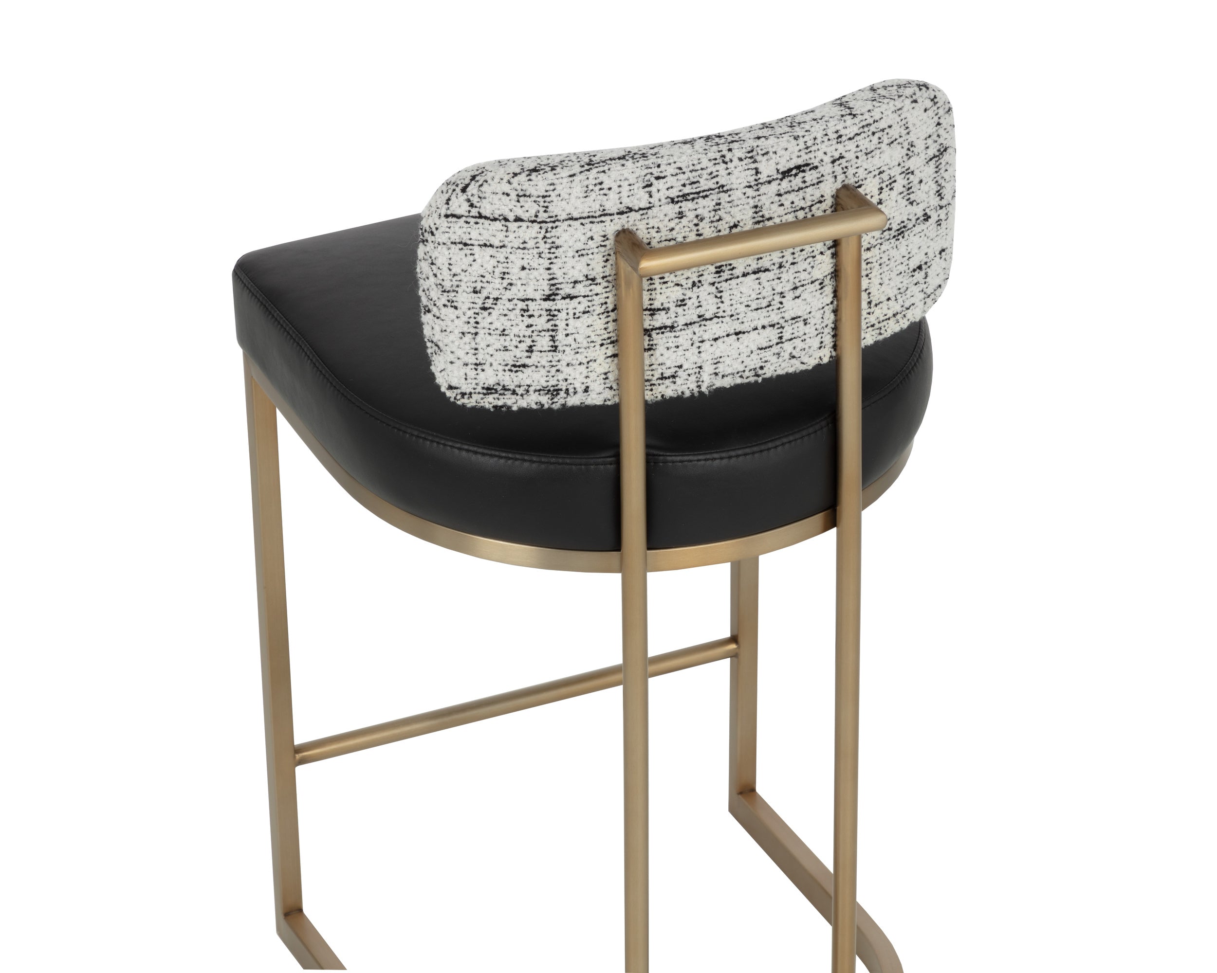 Larissa Counter Stool - Bravo Black / Halton Birch