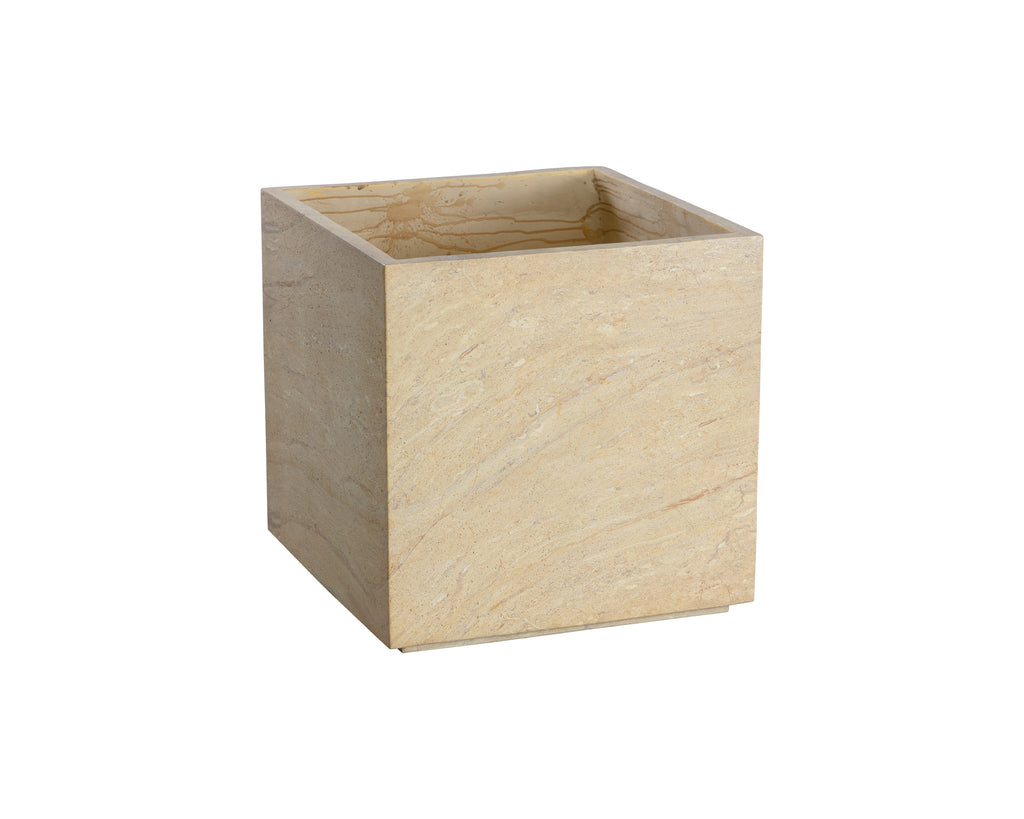 Tansy Planter - Travertine Look