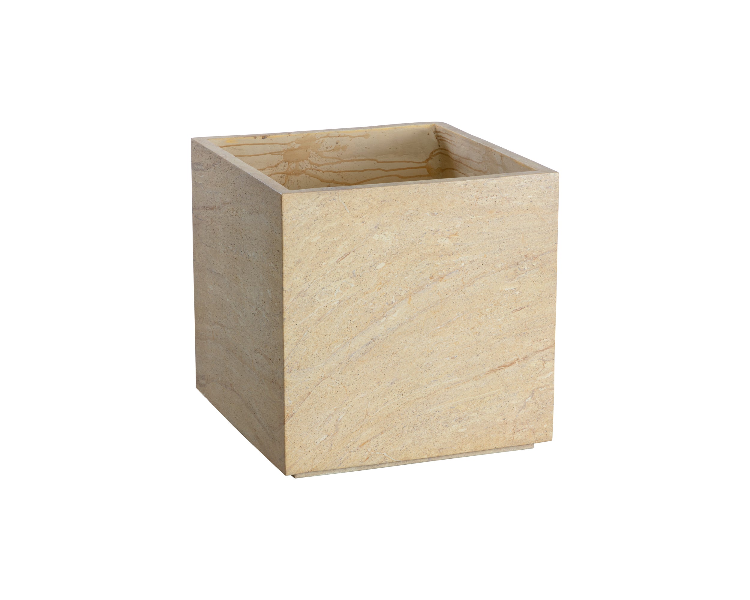 Tansy Planter - Travertine Look