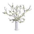 Peach Blossom Branches in Ceramic Vase 56"H