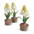 Hyacinth Mini-Pot 9"H White